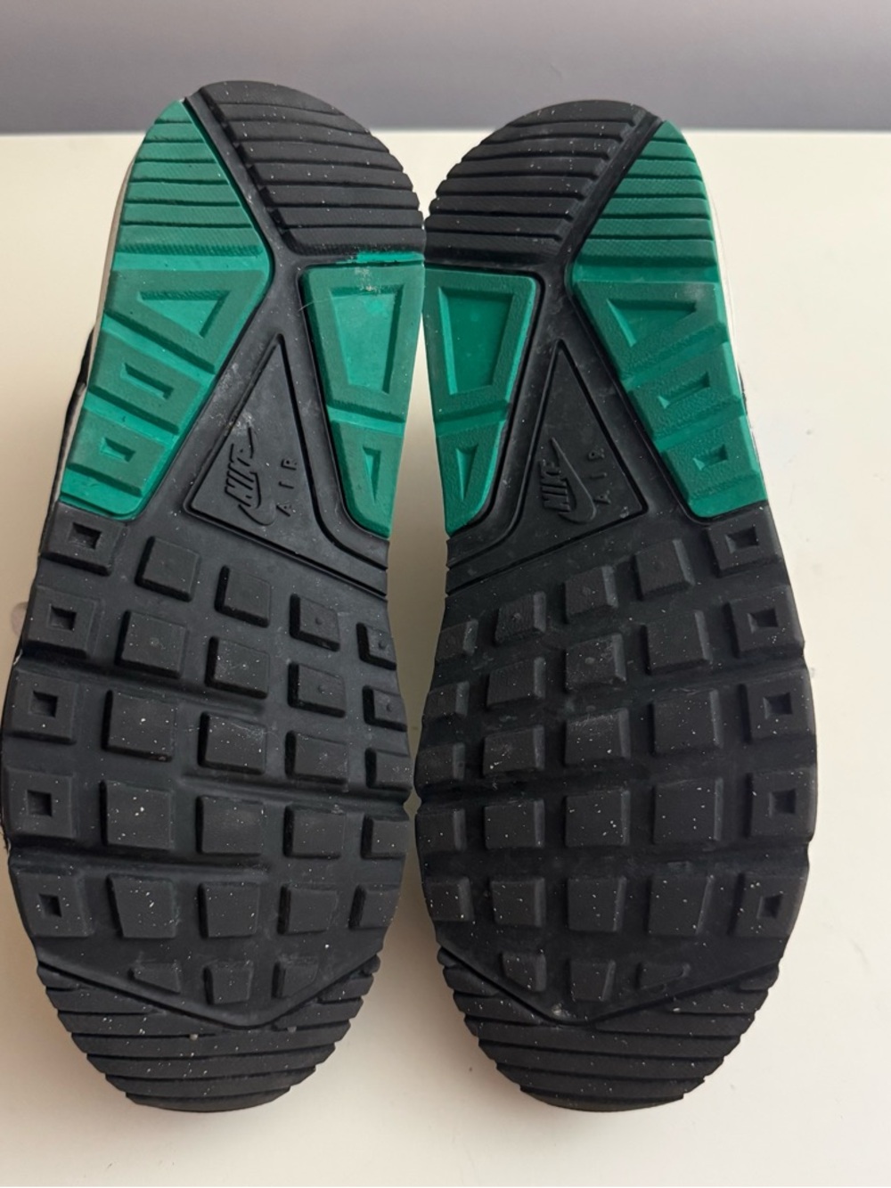 Nike White, Black & Teal Air Max Sneakers with Coral Accents - Picture 8 of 10